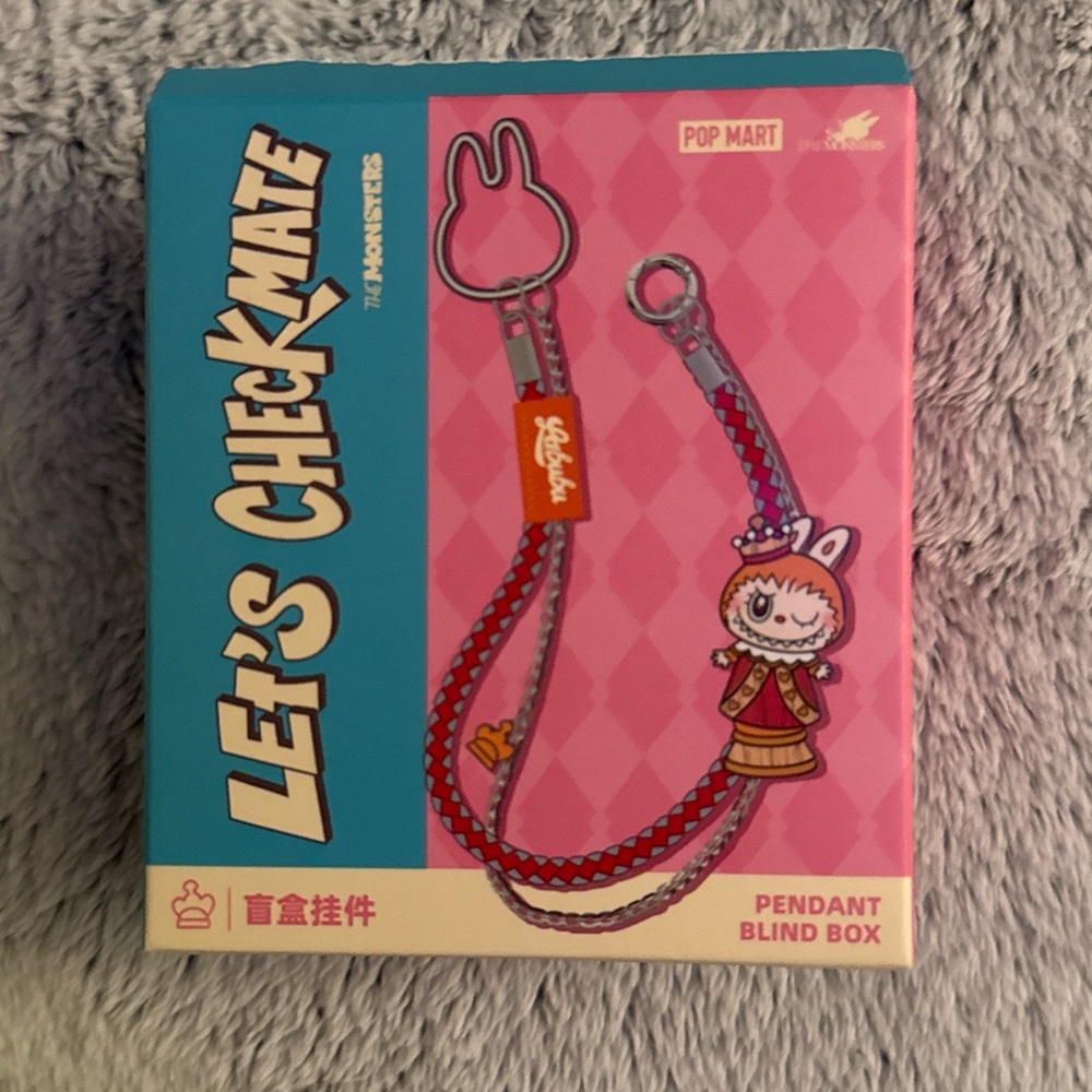 Pop Mart Let's Checkmate Pendant Blind Box - Red and Pink